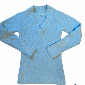 Siblings Girls’ Blue Chenille Pullover Sweater XL